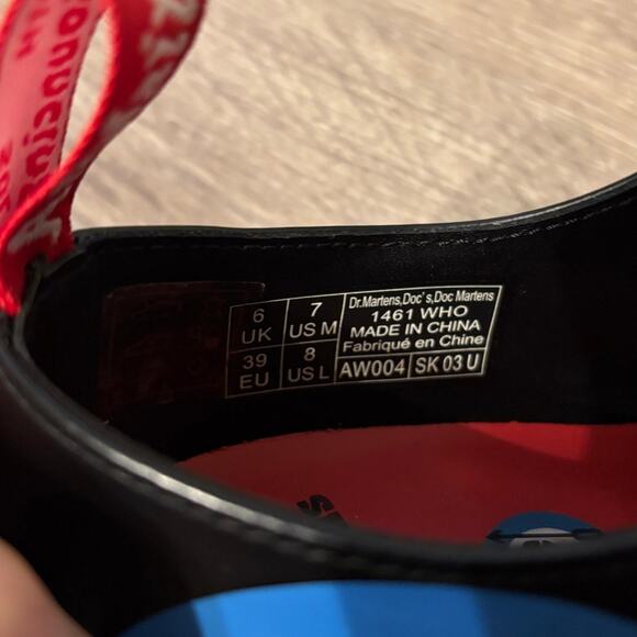 Dr. Martens X Collab The Who 1461 Black Target Oxford - Picture 5 of 7